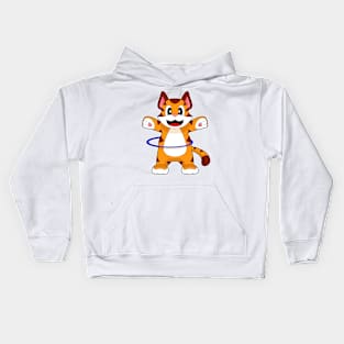 Tiger Fitness Gymnastics Sports Kids Hoodie